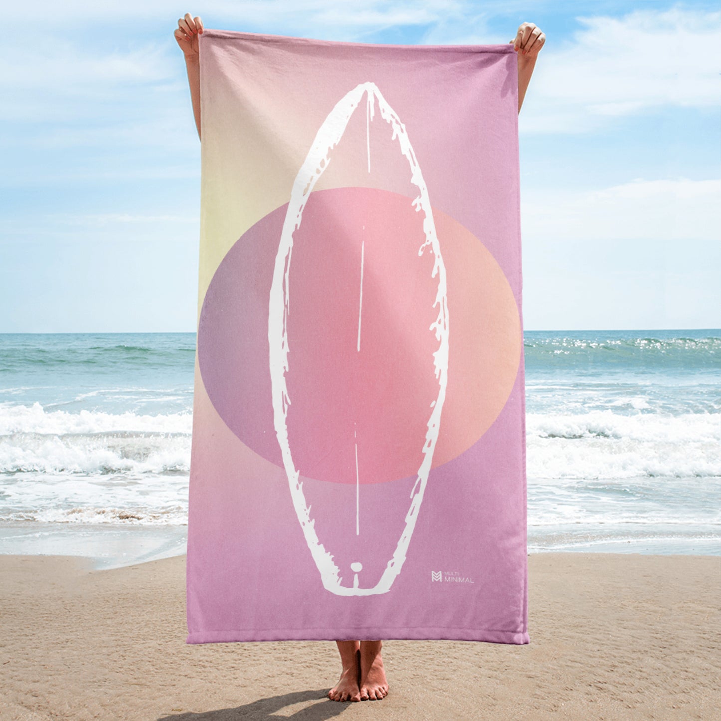 Surf Pop-up Towel Training - Minimal Pastel