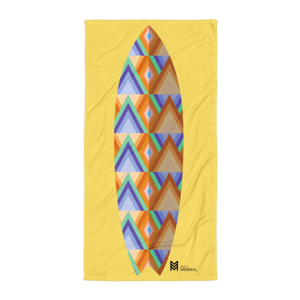 Surf pop-up trainer towel - Mellow Yellow