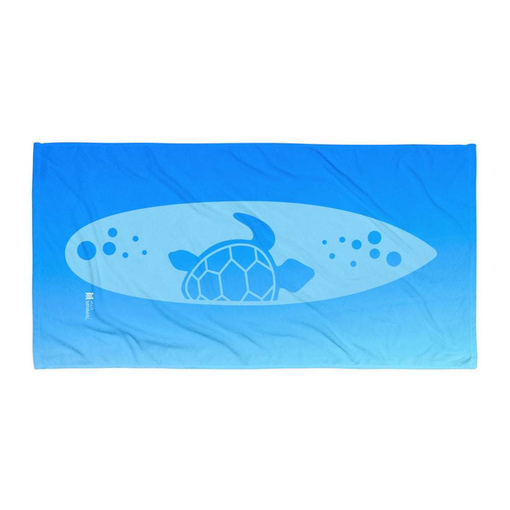 Surf Pop-up Training Towel - Blue Turtle